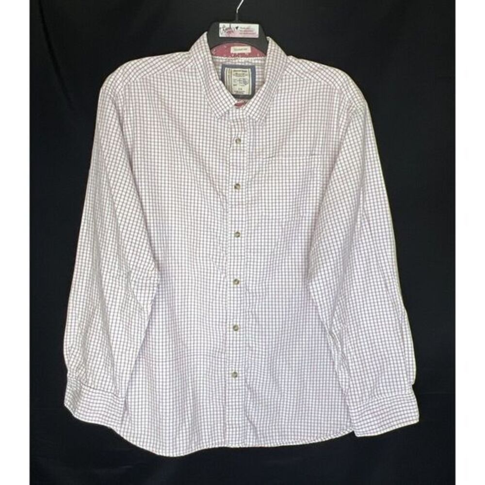 Colours Alexander Julian Vintage Label Red/White Check Flip Cuff Shirt  -Size 2X
